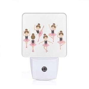 Cute Ballerina LED Night Light with Sensor