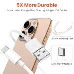 4-Pack USB to USB-C Charging Cables