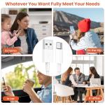 4-Pack USB to USB-C Charging Cables