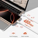 4-Pack USB to USB-C Charging Cables
