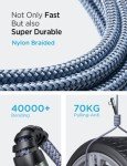 10FT USB-C to USB-C Charging Cable 100W