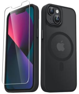 Matte Magnetic Slim iPhone 13/14 Case with Screen Protector