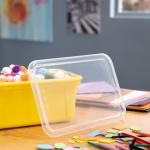 Plastic Storage Tray Lid for Home and School