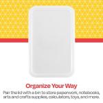 Plastic Storage Tray Lid for Home and School