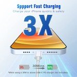 2-Pack USB C to Lightning Charging Cable