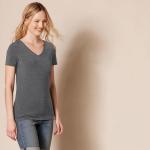 Women's V-Neck T-Shirt Set, 2-Pack, Plus Size