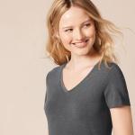 Women's V-Neck T-Shirt Set, 2-Pack, Plus Size