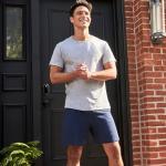 Hanes Men's Navy Pocket Shorts