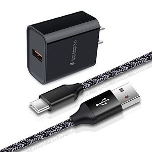 Quick Charge Wall Adapter with USB-C Cable