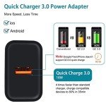 Quick Charge Wall Adapter with USB-C Cable
