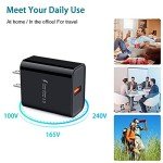 Quick Charge Wall Adapter with USB-C Cable