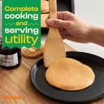 6-Piece Bamboo Cooking Spoon Set