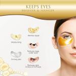 24K Gold Under Eye Patches - 14 Pairs