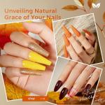 6-Piece Fall Nail Polish Set with Glitter