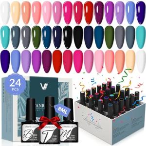 21 Color Gel Nail Polish Set for Women