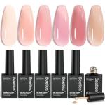 Beetles 6-Color Nude Gel Nail Polish Set
