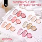 Beetles 6-Color Nude Gel Nail Polish Set