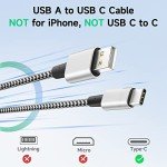 10FT USB C Cable - Black/Grey