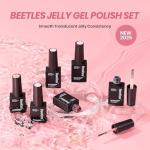 Beetles 6-Color Nude Gel Nail Polish Set