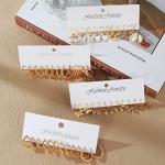 24 Pairs Gold Hoop Earrings Set for Women