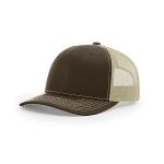 Classic Adjustable Snapback Trucker Cap - Brown/Khaki