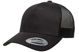 Yupoong Retro Trucker Cap for Men - Black