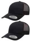 Yupoong Men's Retro Trucker Caps - 2 Pack