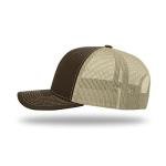 Classic Adjustable Snapback Trucker Cap - Brown/Khaki