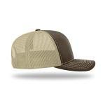 Classic Adjustable Snapback Trucker Cap - Brown/Khaki