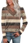 Women's V Neck Long Sleeve Fall Tops