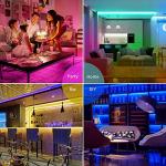 65.6ft Color Changing LED Strip Lights with Remote