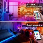 100ft RGB LED Strip Lights with Remote Control