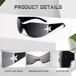 Y2K Oversized Frameless Sunglasses for Everyone