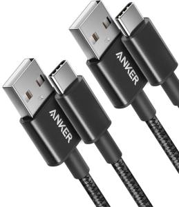 Anker USB A to C Cables (2 Pack, 3FT)