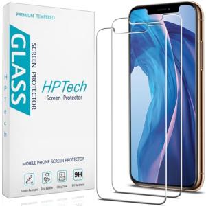 2 Pack Tempered Glass Screen Protectors for iPhone