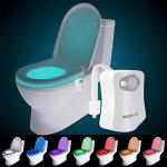 Motion Sensor Toilet Night Light - 9 Colors