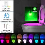 Motion Sensor Toilet Night Light - 9 Colors