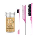 Hair Wax Stick Set with Edge Brush Combo
