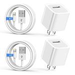 2-Pack MFi Certified 6FT iPhone Charger Cables