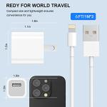 2-Pack MFi Certified 6FT iPhone Charger Cables