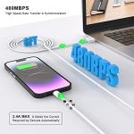 2-Pack MFi Certified 6FT iPhone Charger Cables