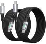 INIU 6.6ft USB C Fast Charging Cable 2-Pack