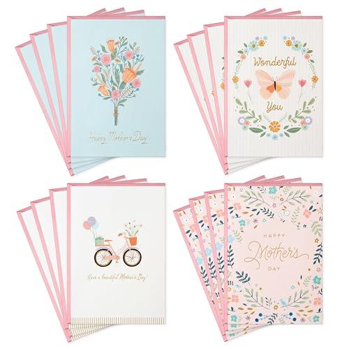 Floral Mother's Day Card Set (16 Cards)
