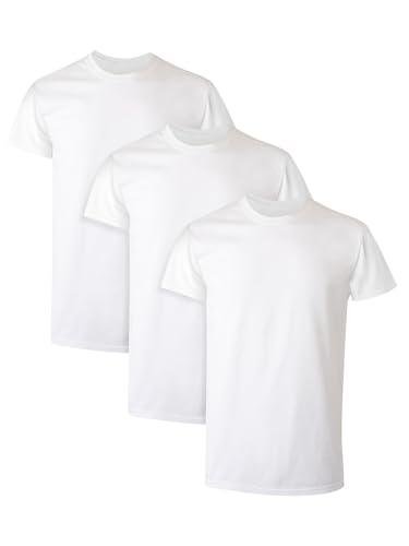 Hanes Men''s Tagless Cotton Crew Undershirt Multiple Packs Colors, 3 Pack - White, XX-Large, brand is Hanes, variation theme is Number_of_items that is 3, Color that is 3 Pack - White, Size XX-Large