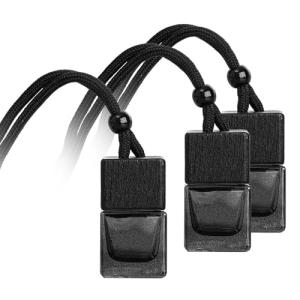3-Pack Black Car Air Freshener Diffuser Bottles