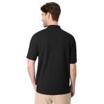 Hanes mens Short Sleeve X-temp Performance Polo fashion t shirts, Black, Medium US