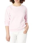 Hanes Women's EcoSmart Crewneck Sweatshirt, Pale Pink, XL