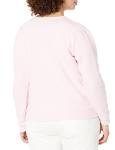 Hanes Women's EcoSmart Crewneck Sweatshirt, Pale Pink, XL