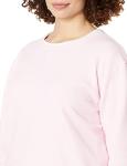 Hanes Women's EcoSmart Crewneck Sweatshirt, Pale Pink, XL