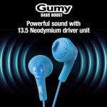 JVC Gumy Earbuds in Blue - Model HA-F160-A